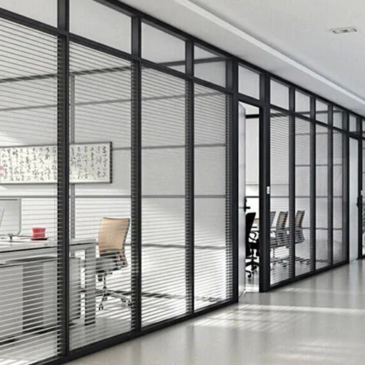 0-110 series aluminium frame office partition panel