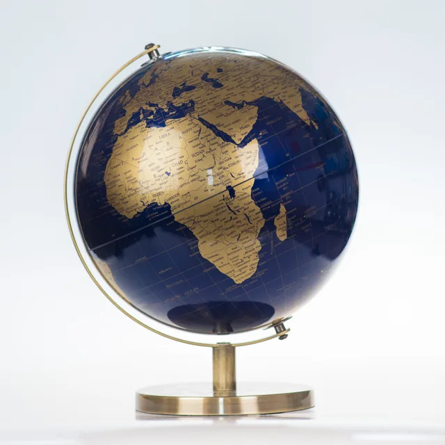 Metal Frame PVC World Globe Decoration Desktop Gifts