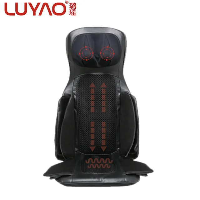 Electric vibration shiatsu body massage cushion with airbag