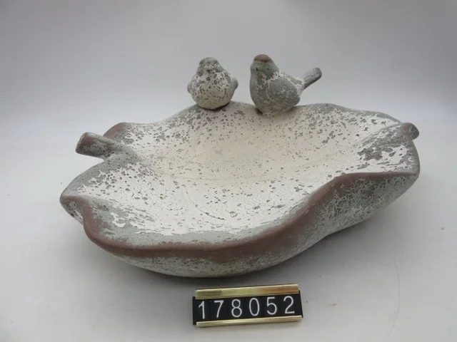 Ceramic bird feeder garden items