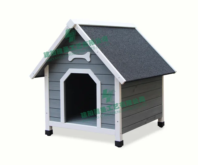 Wooden dog kennel