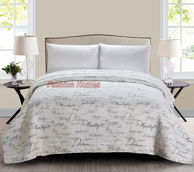 100% polyester microfiber print quilt