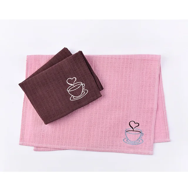 100% Cotton Halloween Embroidery Tea Towels