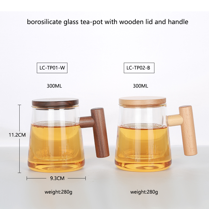 Borosilicate glass tea-pot