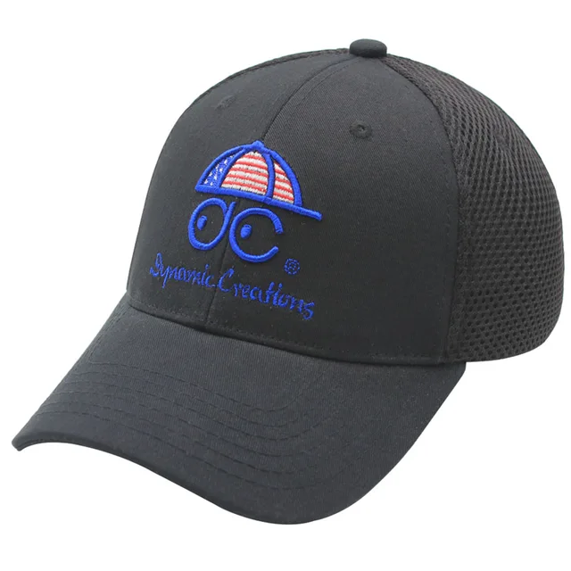 6panel stretch fit embroidery baseball cap