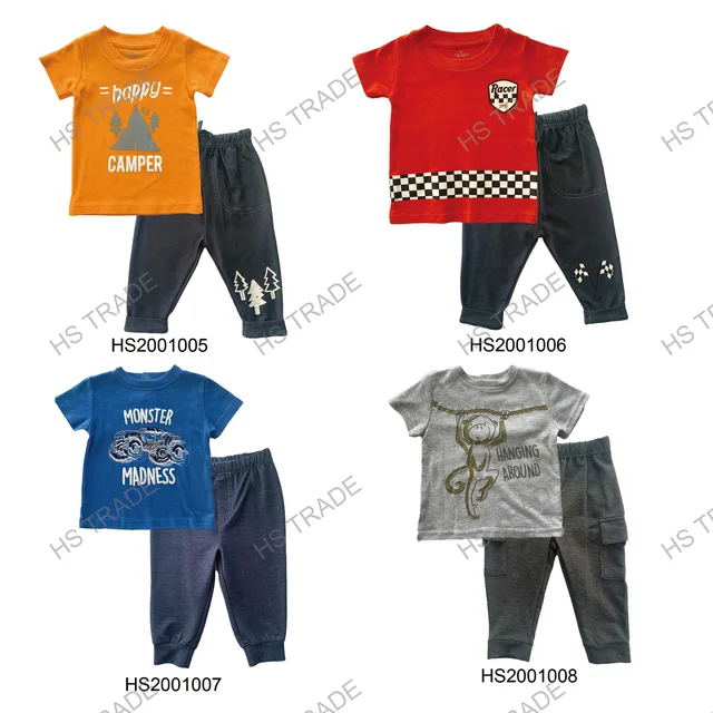 Kids Tshirt pants 2pc set Spring & Summer