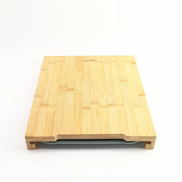 Disposable Bamboo Fun Shaped Mini Cutting Board Cheese Chopping WITH TRAY