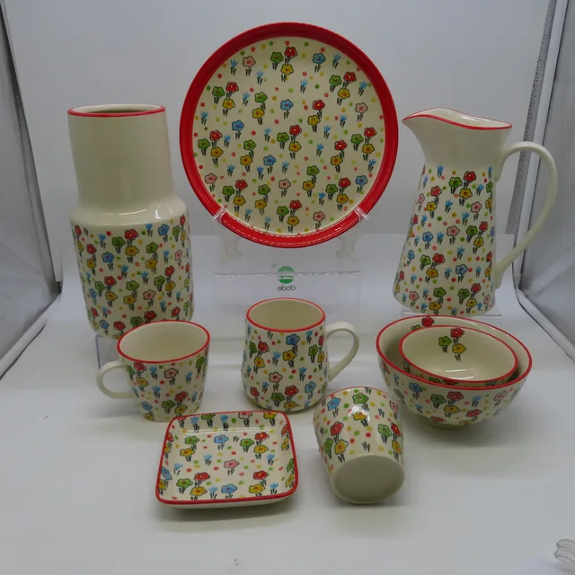 Underglaze Handpainted Spring Series Dinnerware