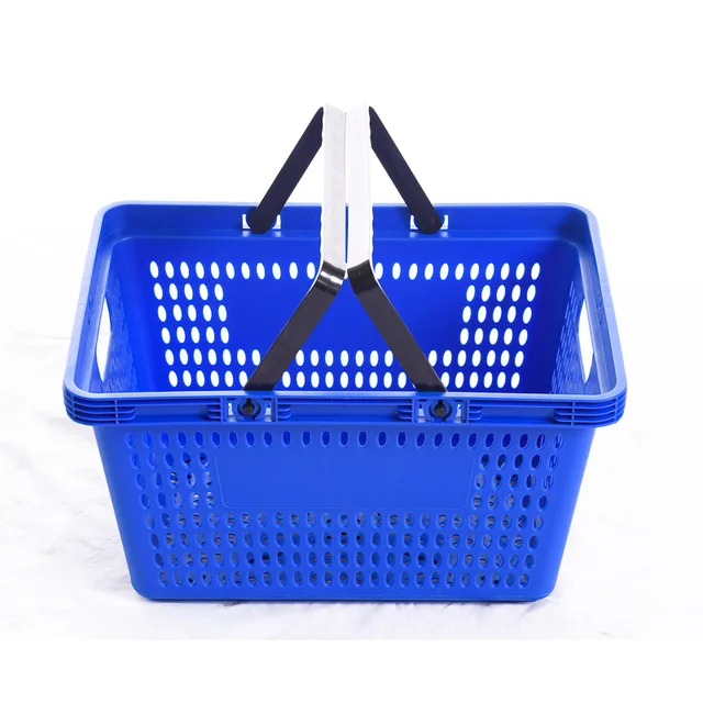 Double Handle Small Hole Hand Basket