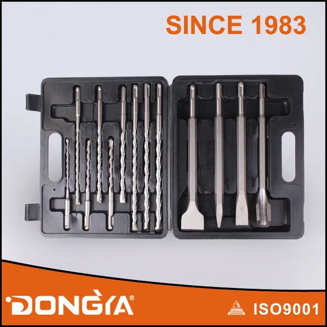 DONGYA 13PCS SDS Drill Bits chisel bit Set DY05071301