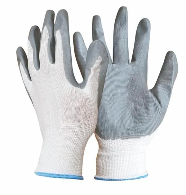 Nitrile coated gloves for garden