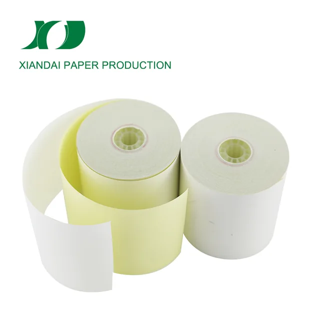 Ncr paper roll for 76*60/76*65/76*76 2ply