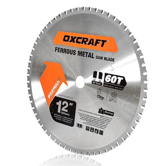 TCT saw blade for ferrous metal