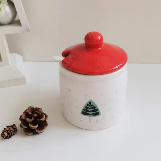 Sugar Pot With Spoon