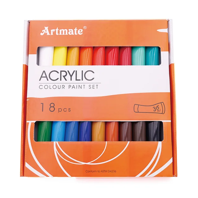 Artmate 18x36ml Acrylic Color Paint Set