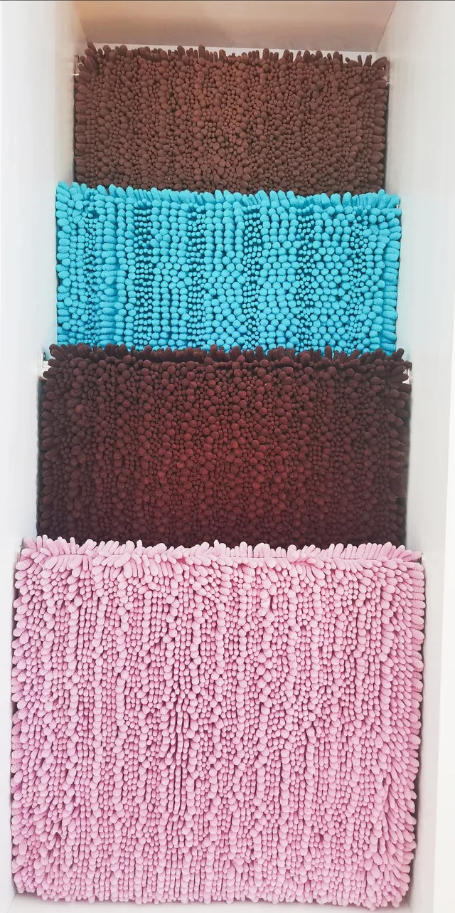 1+3 chenille bathmat