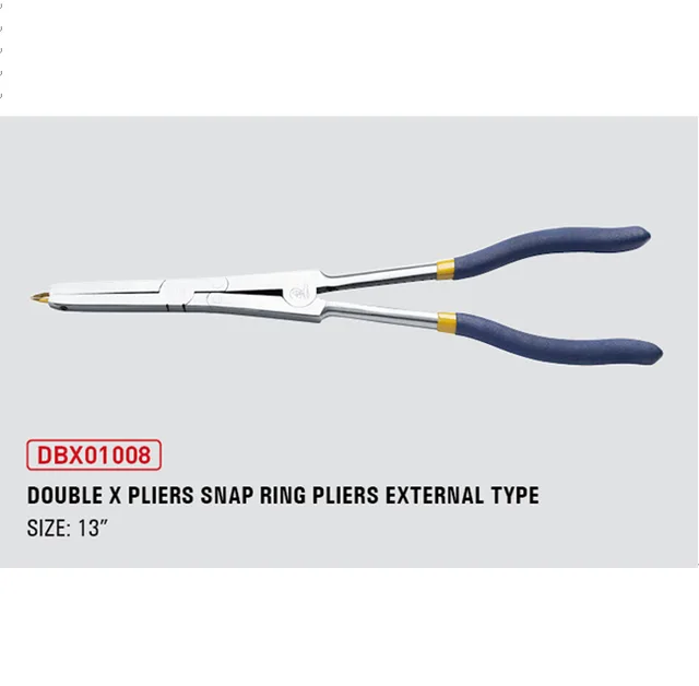 Double X Pliers Snap Ring Pliers External Type