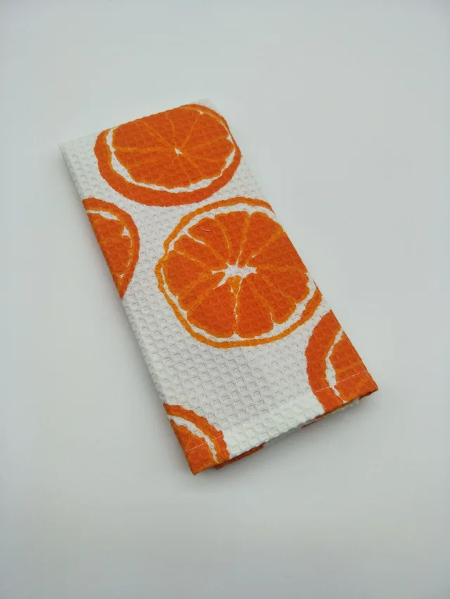 Waffle jacquard kitchen towel/tea towel