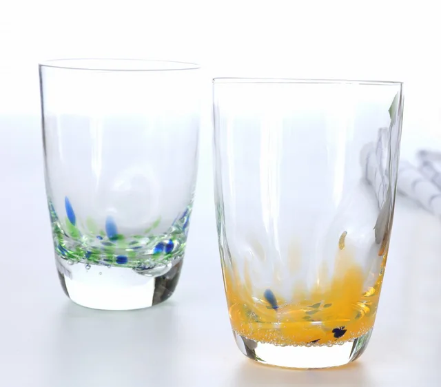 Four seasons Japanese Clear Pea Dot Cup