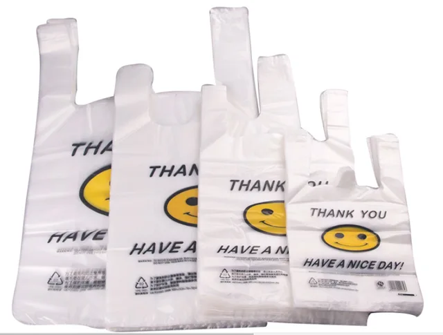 HDPE Printed t shirt bags