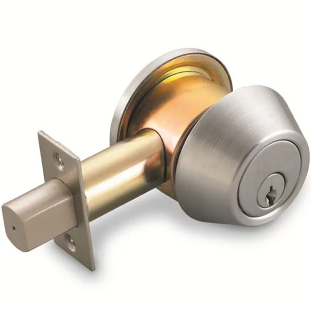 American ANSI G1 60/70mm latch Stainless Steel Single or double side Deadbolt