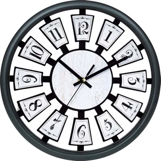 Wall clock; quartz clock; Hollow out; modern design;simple round clock; 12inch 30cm