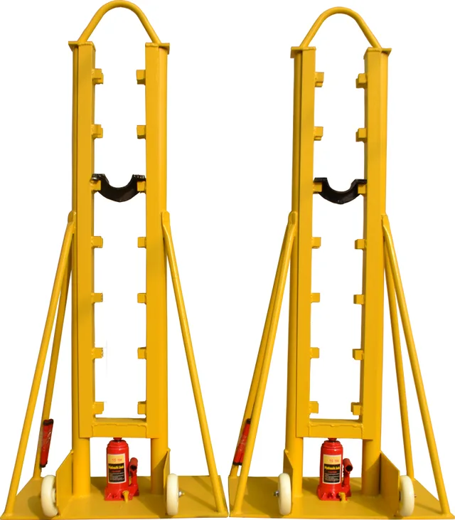 Cable drum rack