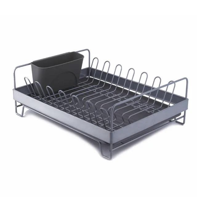 Kitchen Draining Dish Rack with Cutlery Holder