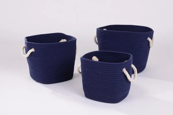 Cotton rope baskets - GRS