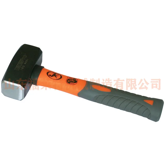German Type Stoning Hammer With Double Color Tpr Handle