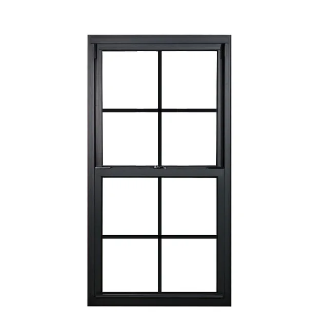 Aluminum single hung with tilt window