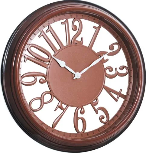 Wall clock; quartz clock; Hollow out; modern design;simple round clock; 13inch 33cm