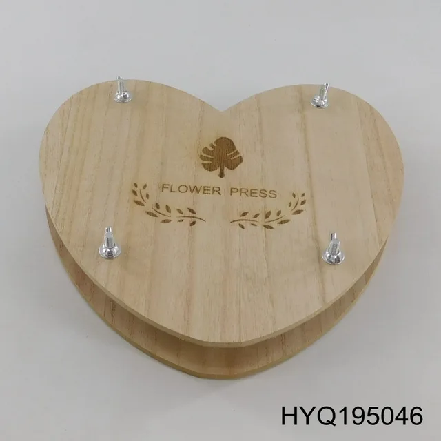 Wood flower press