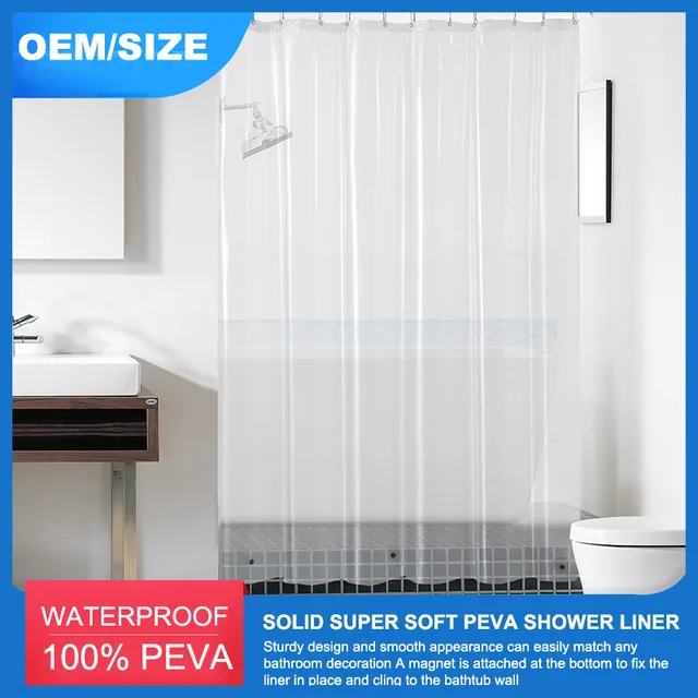 PEVA Solid Shower Curtain