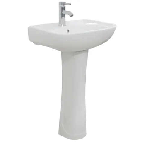 Basic Ceramic Pedestal Basin