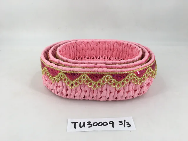 Paper rope basket