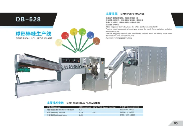 Qb-528 Lollipop Production Line