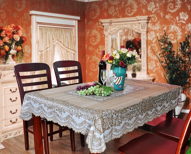 Lace PVC Tablecloth