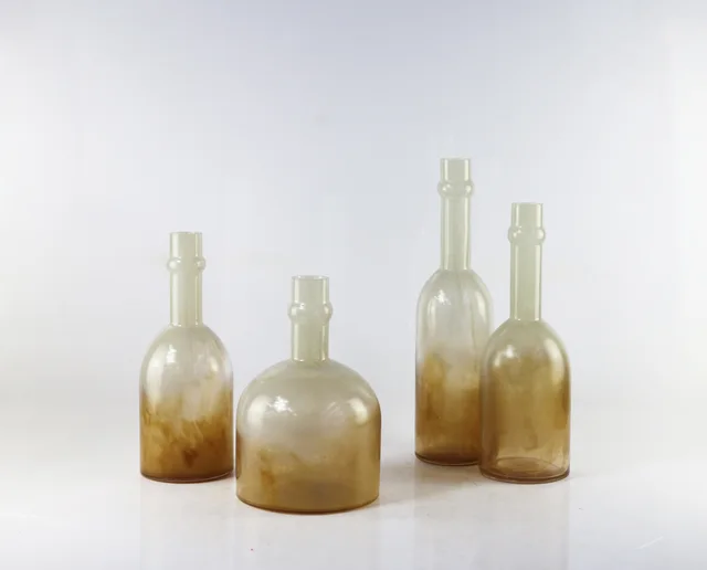 Handmade color glass vase