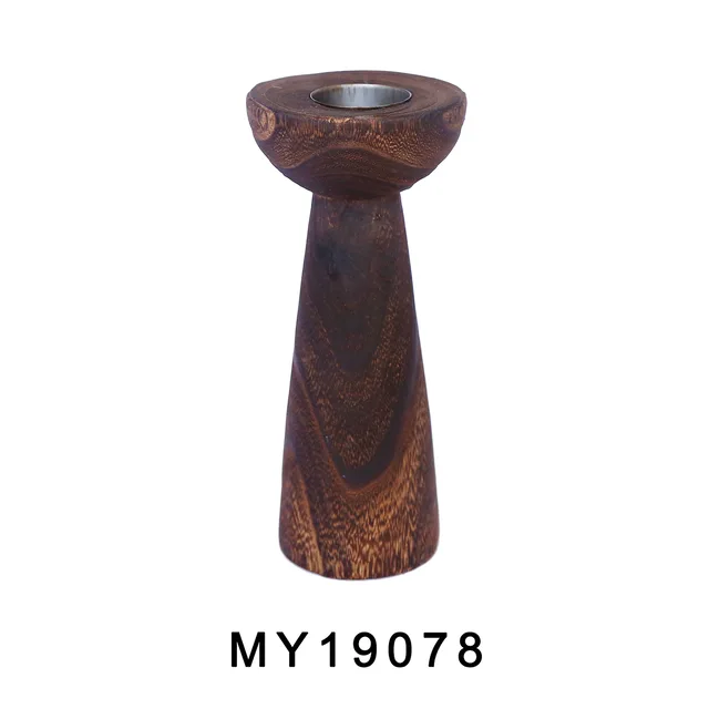 Wood Candle Holder