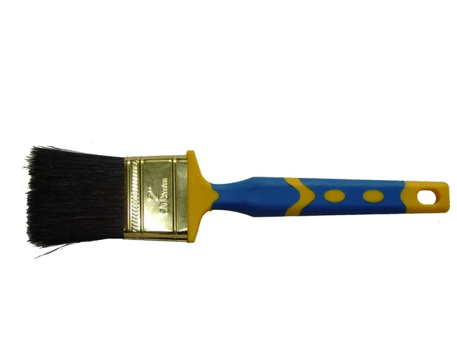 Paint brush with TPR handle