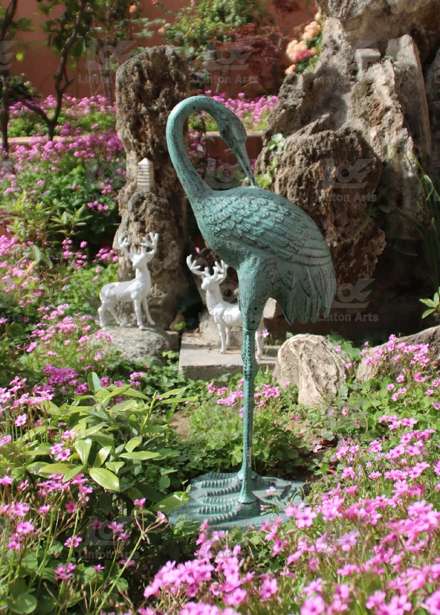 Cast iron garden animal