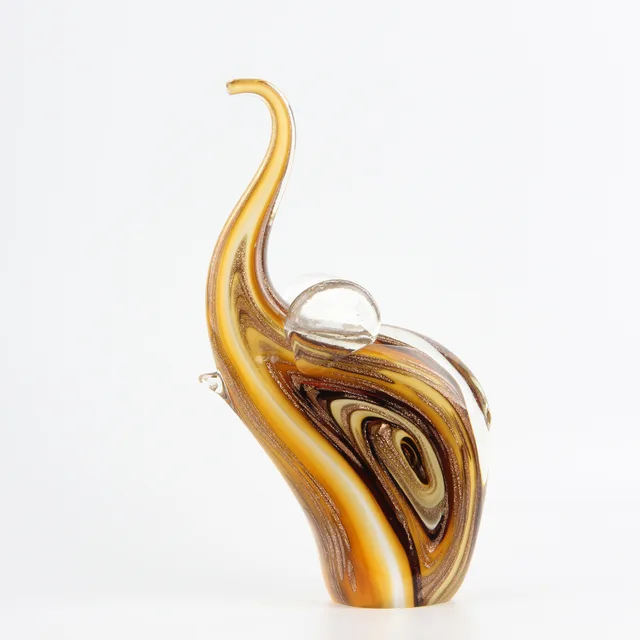 Glass elephant