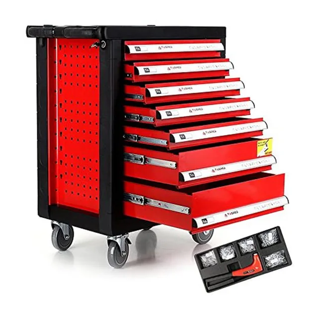 6 layer Professional workshop trolley motor with Tools,170pcs