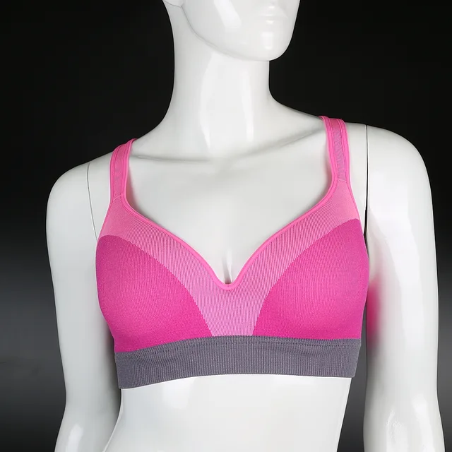 Ladies' seamless sport bra