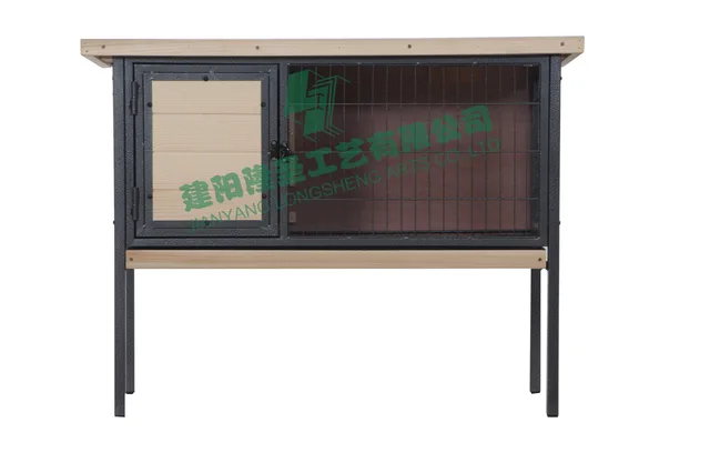 Wooden&Metal Rabbit Hutch