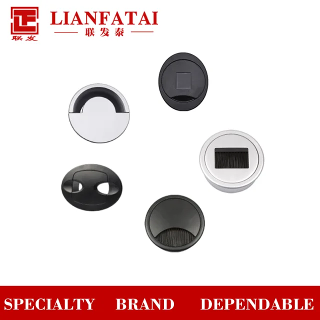 Cable hold cover/desk grommet