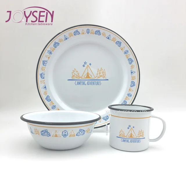 Enamel Dinner Set