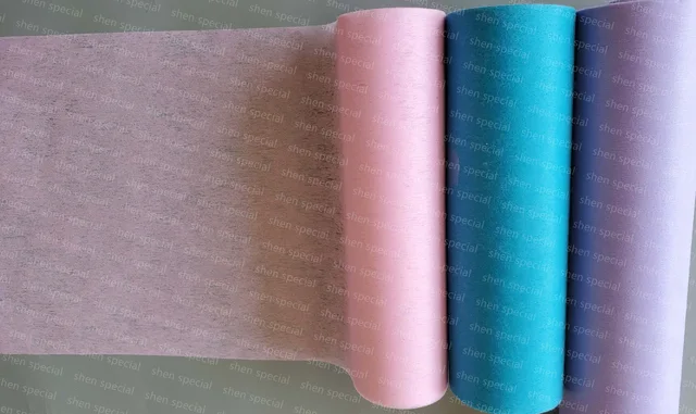 Wrap fabric decoration fabric polypaper-short fibre