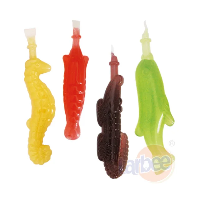 Jelly drink in round jar-animal shaped